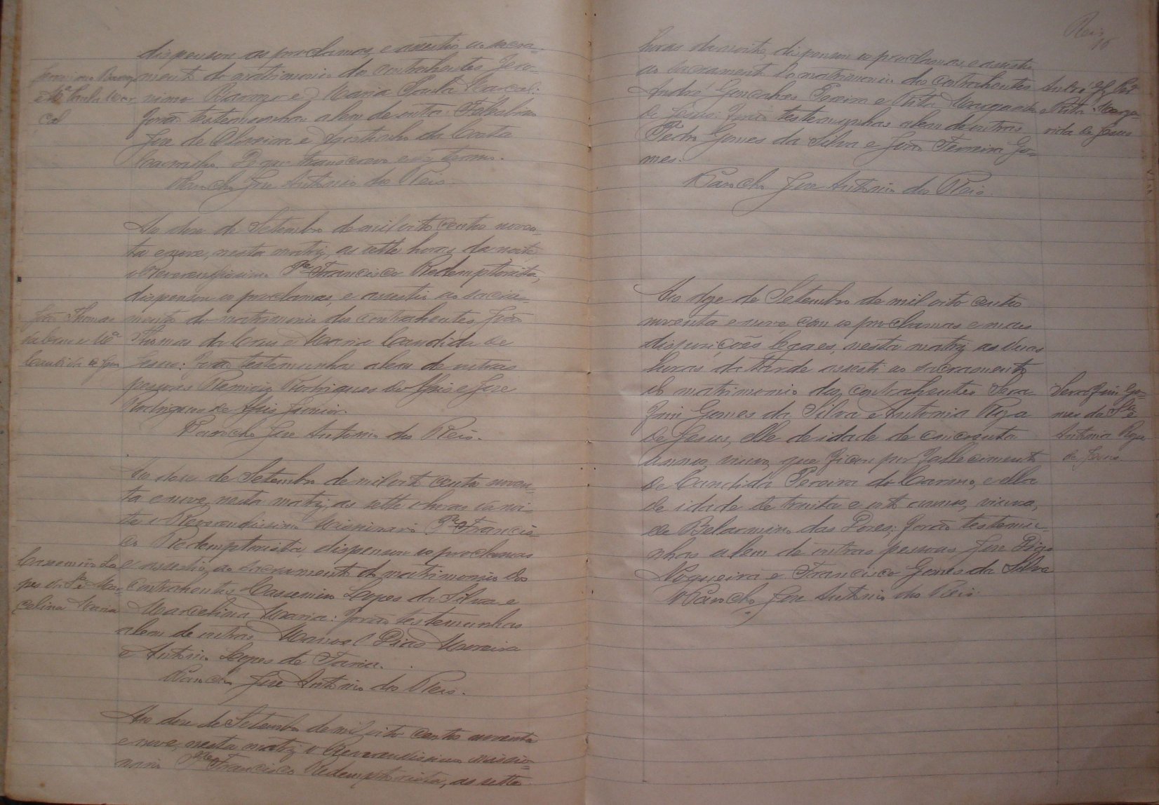 Documento histórico de Rio Espera