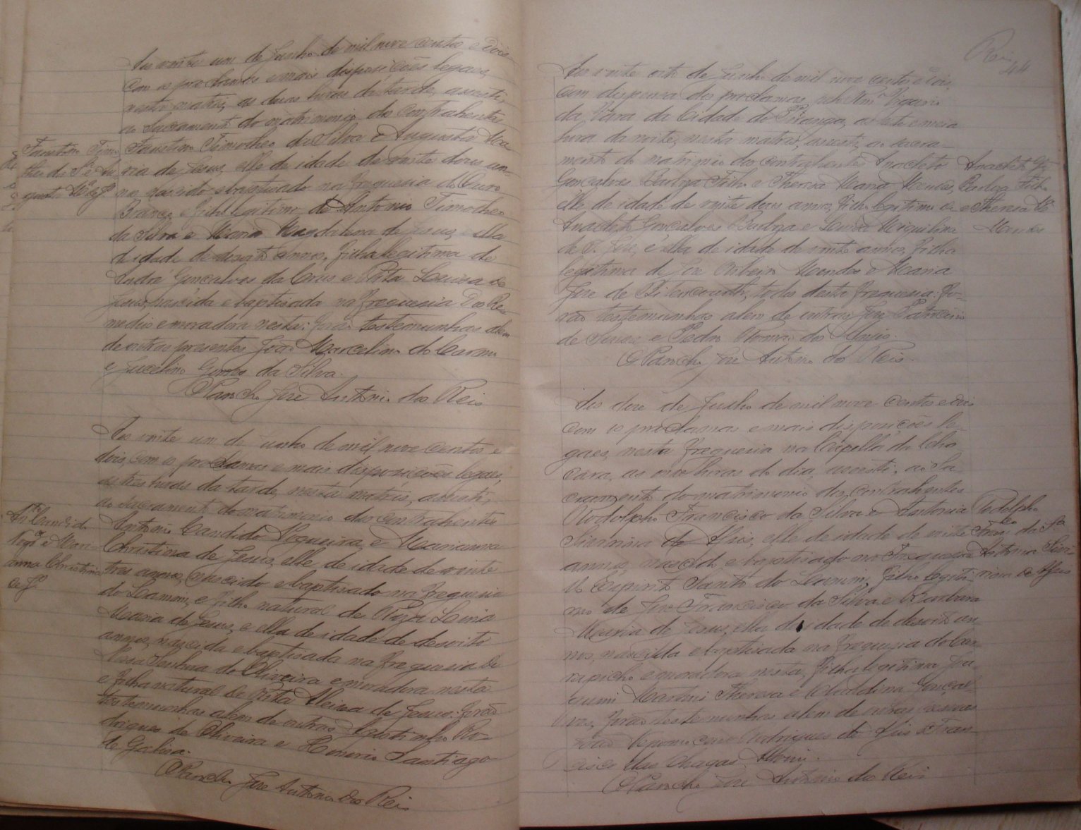 Documento histórico de Rio Espera