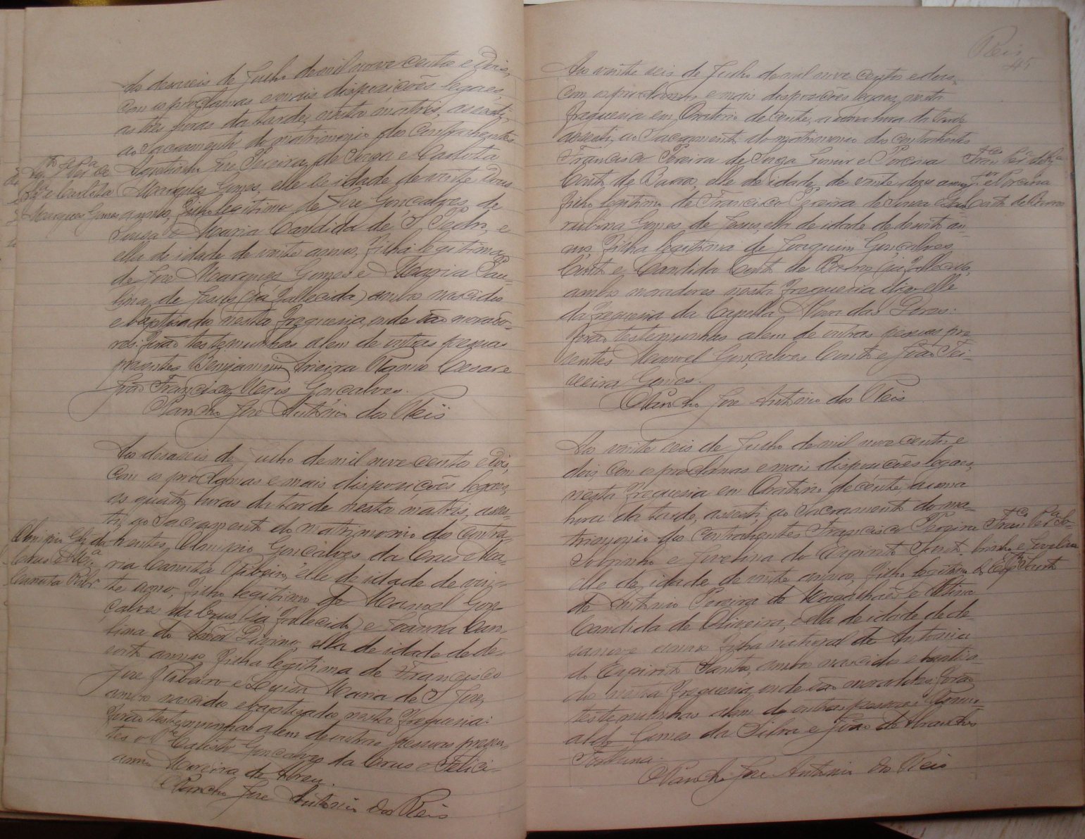 Documento histórico de Rio Espera