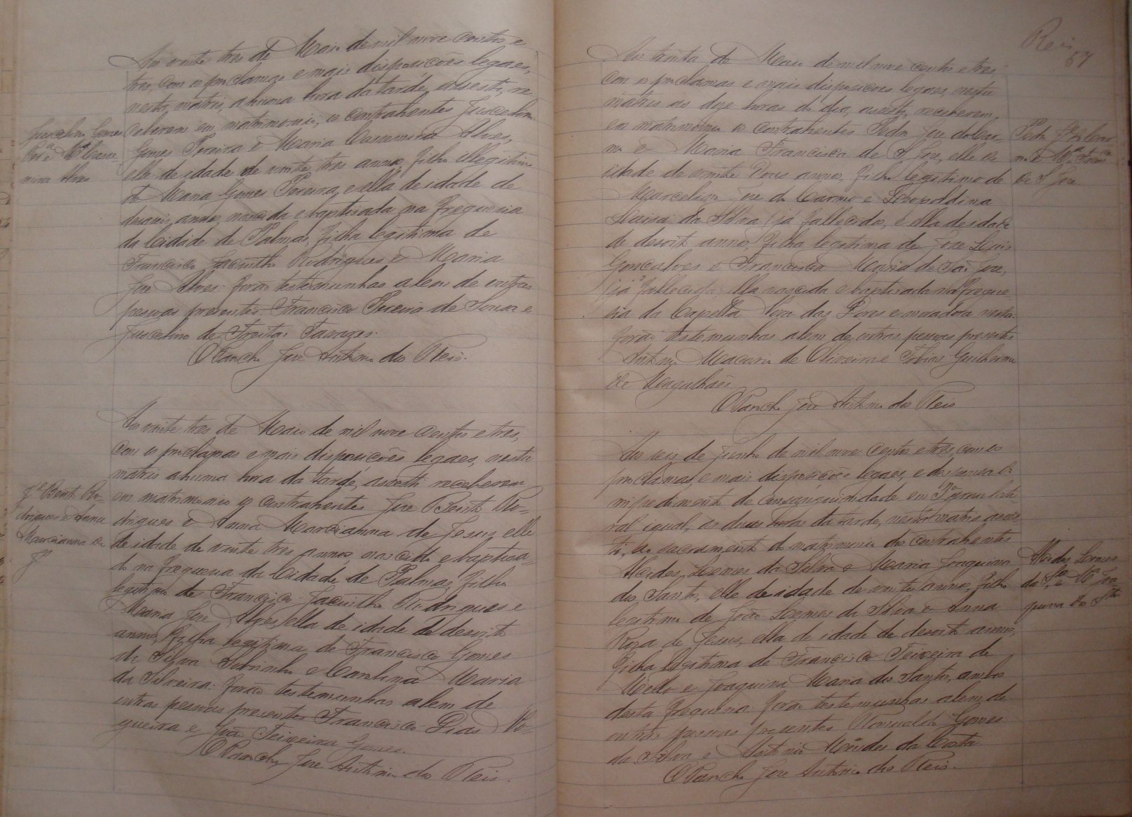 Documento histórico de Rio Espera