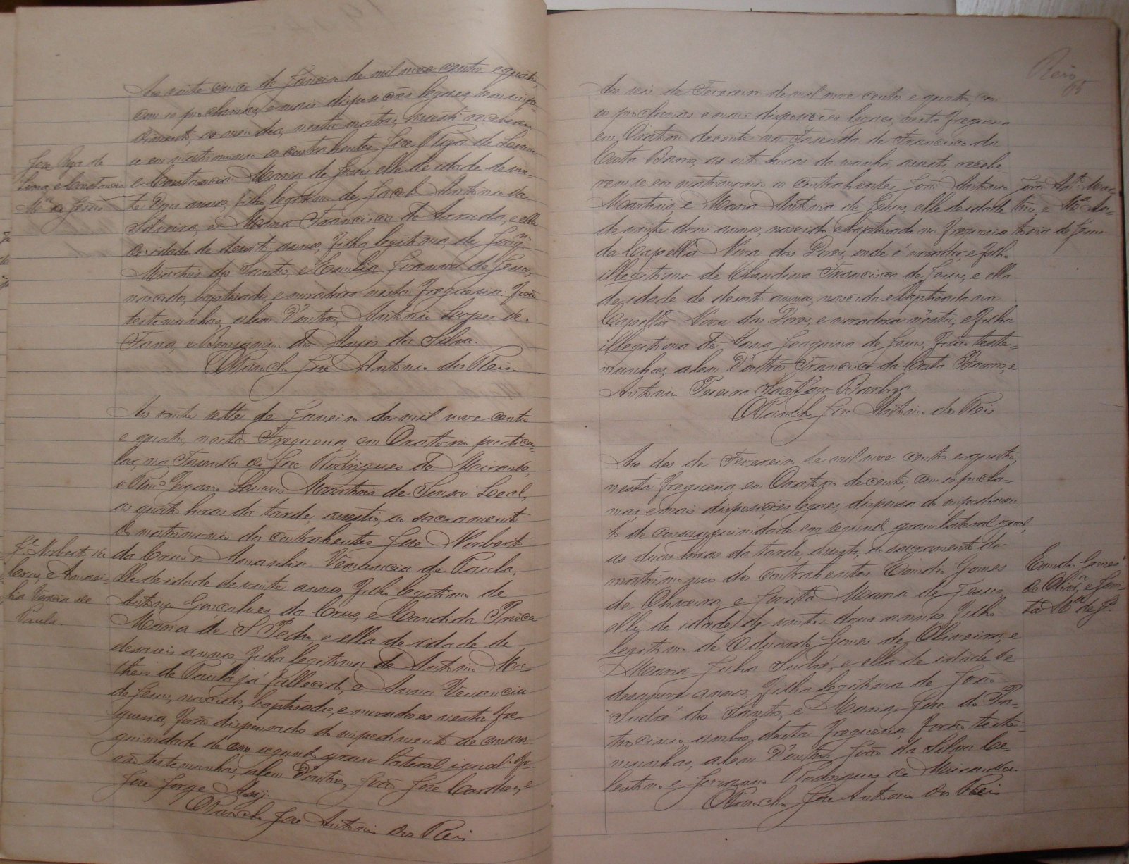 Documento histórico de Rio Espera