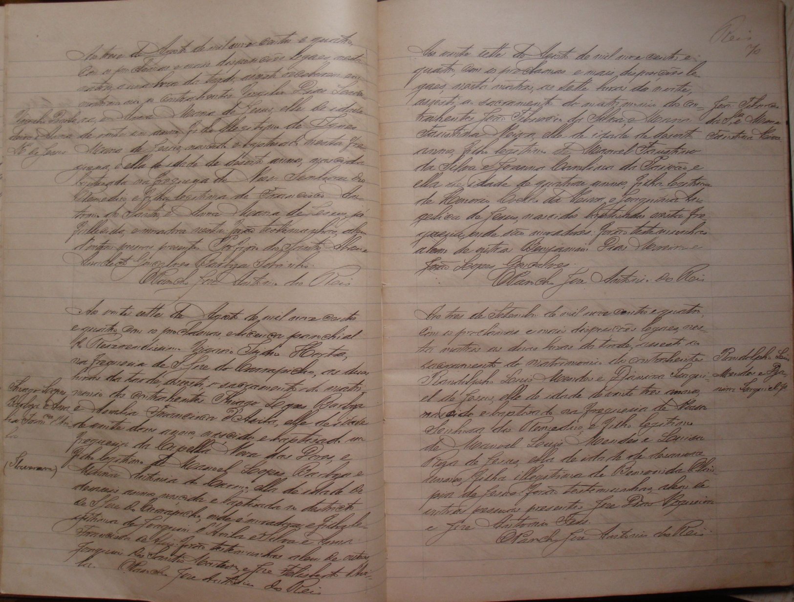 Documento histórico de Rio Espera