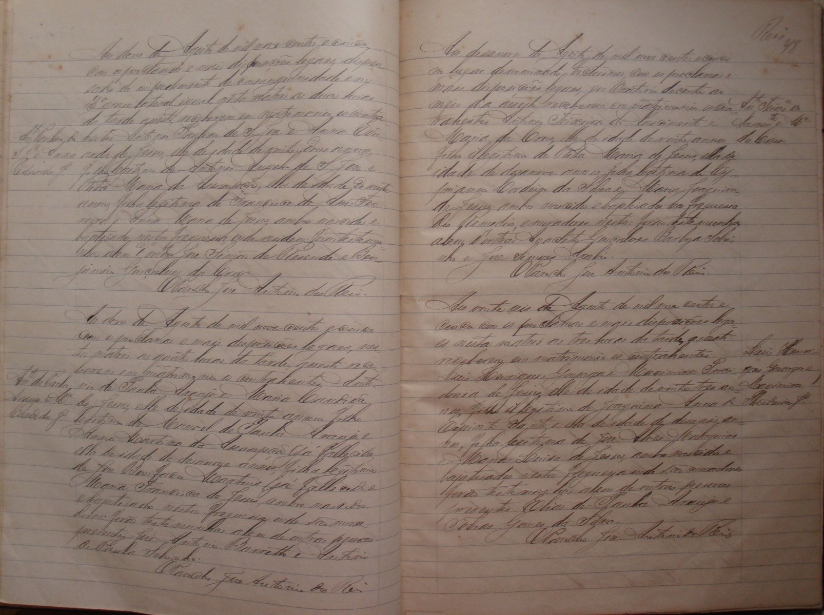 Documento histórico de Rio Espera