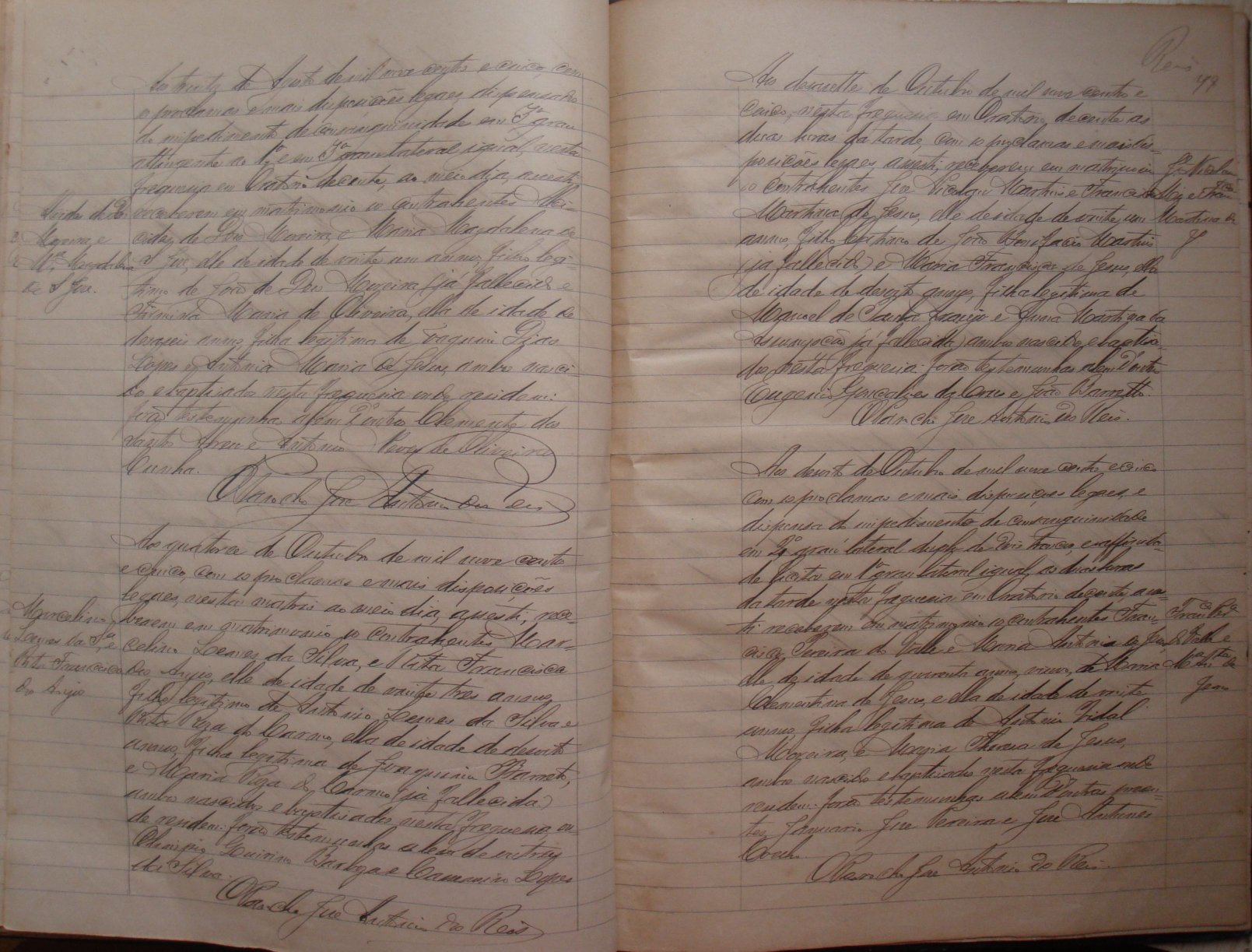 Documento histórico de Rio Espera