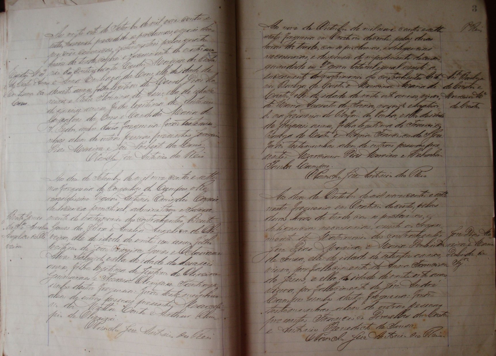 Documento histórico de Rio Espera
