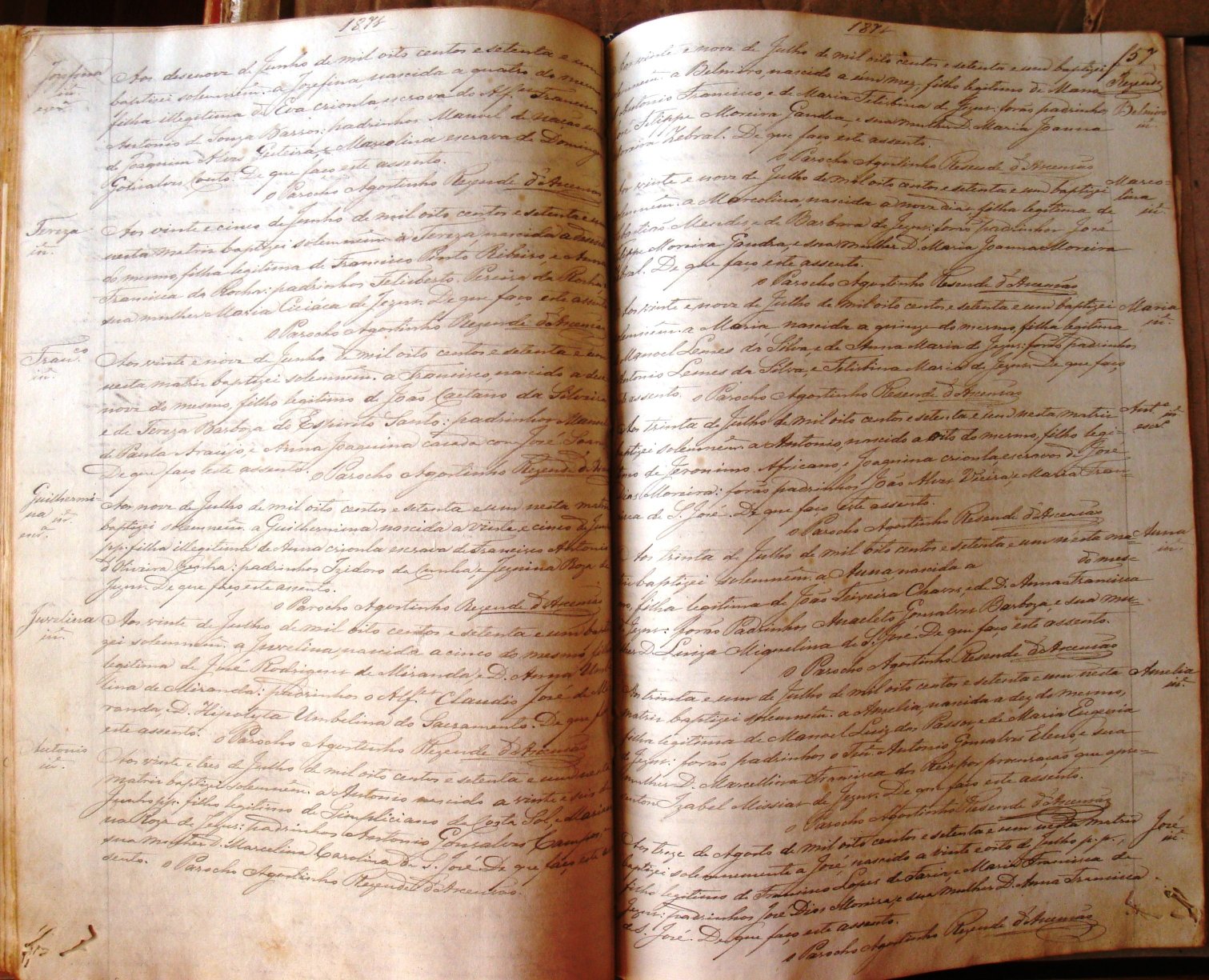 Documento histórico de Rio Espera