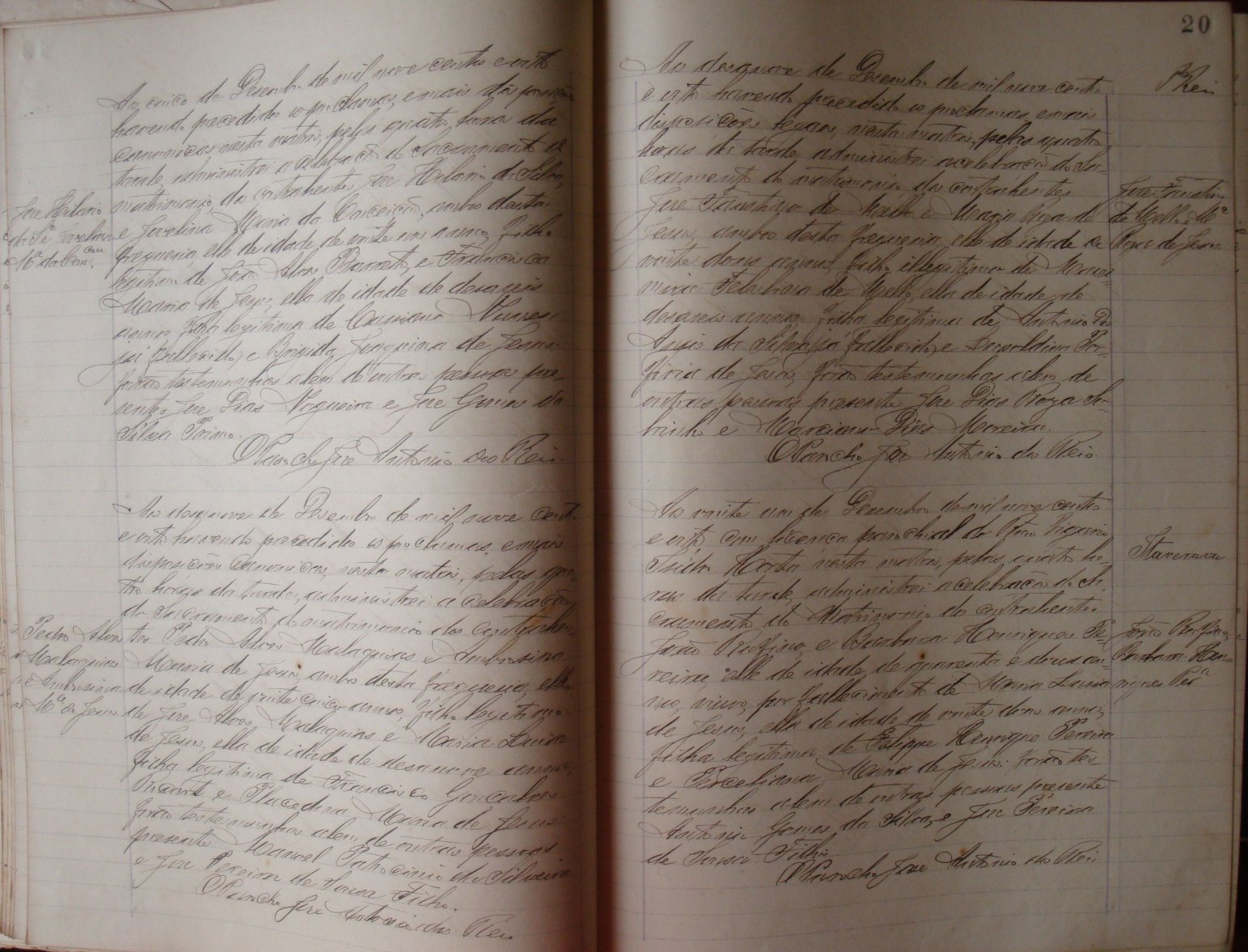 Documento histórico de Rio Espera