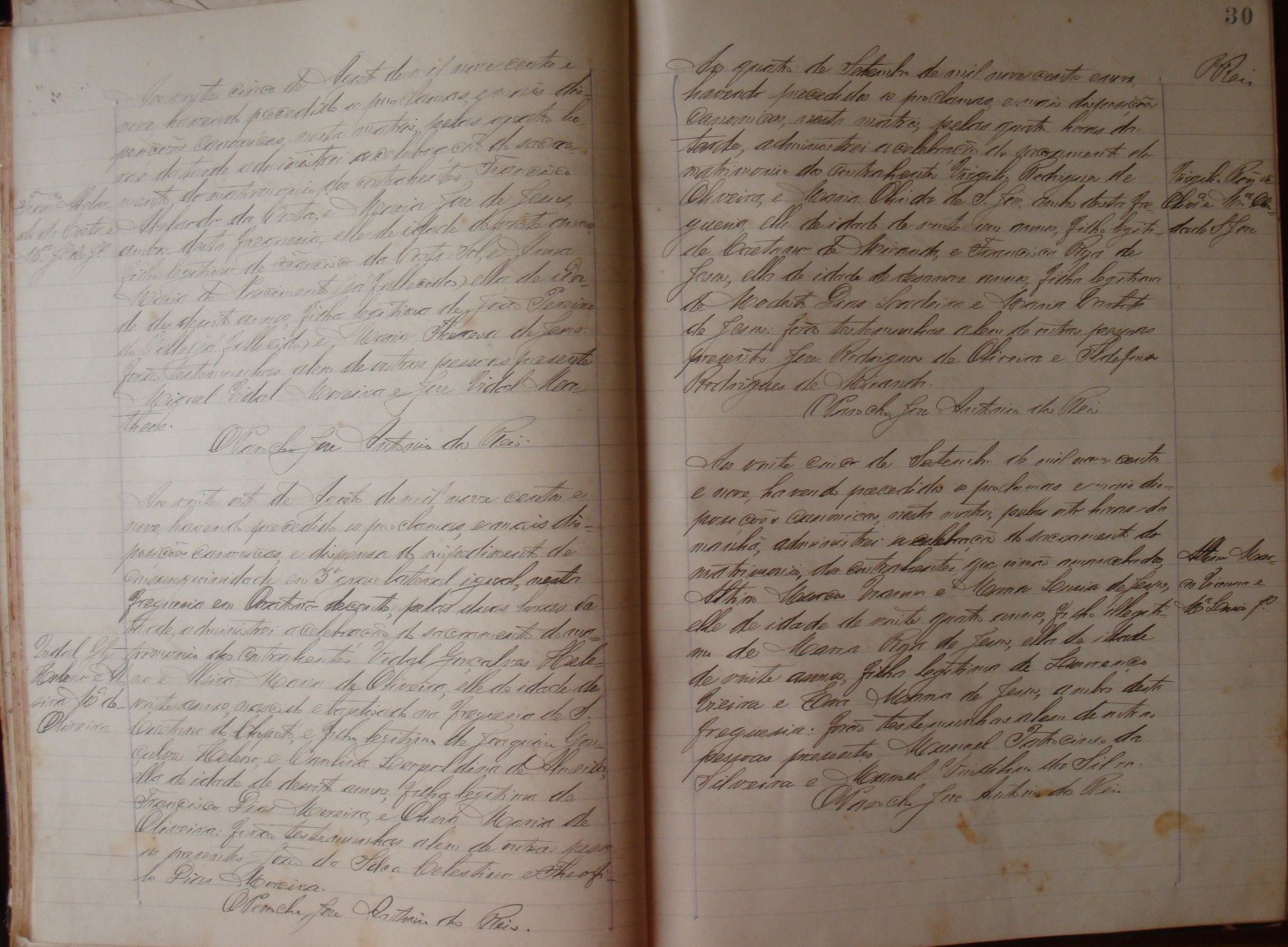 Documento histórico de Rio Espera