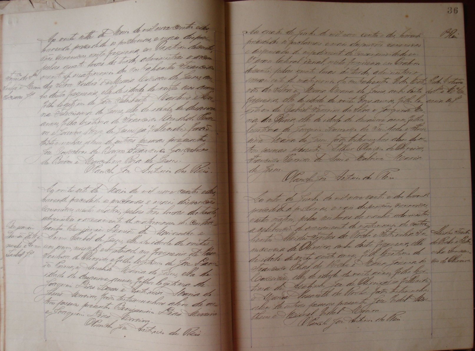 Documento histórico de Rio Espera
