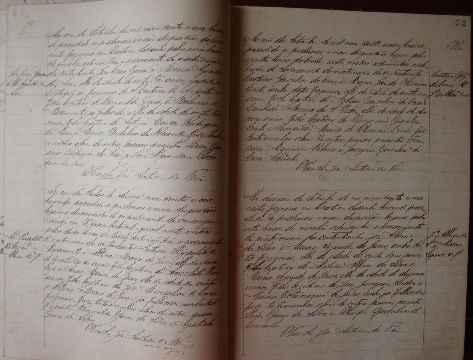 Documento histórico de Rio Espera