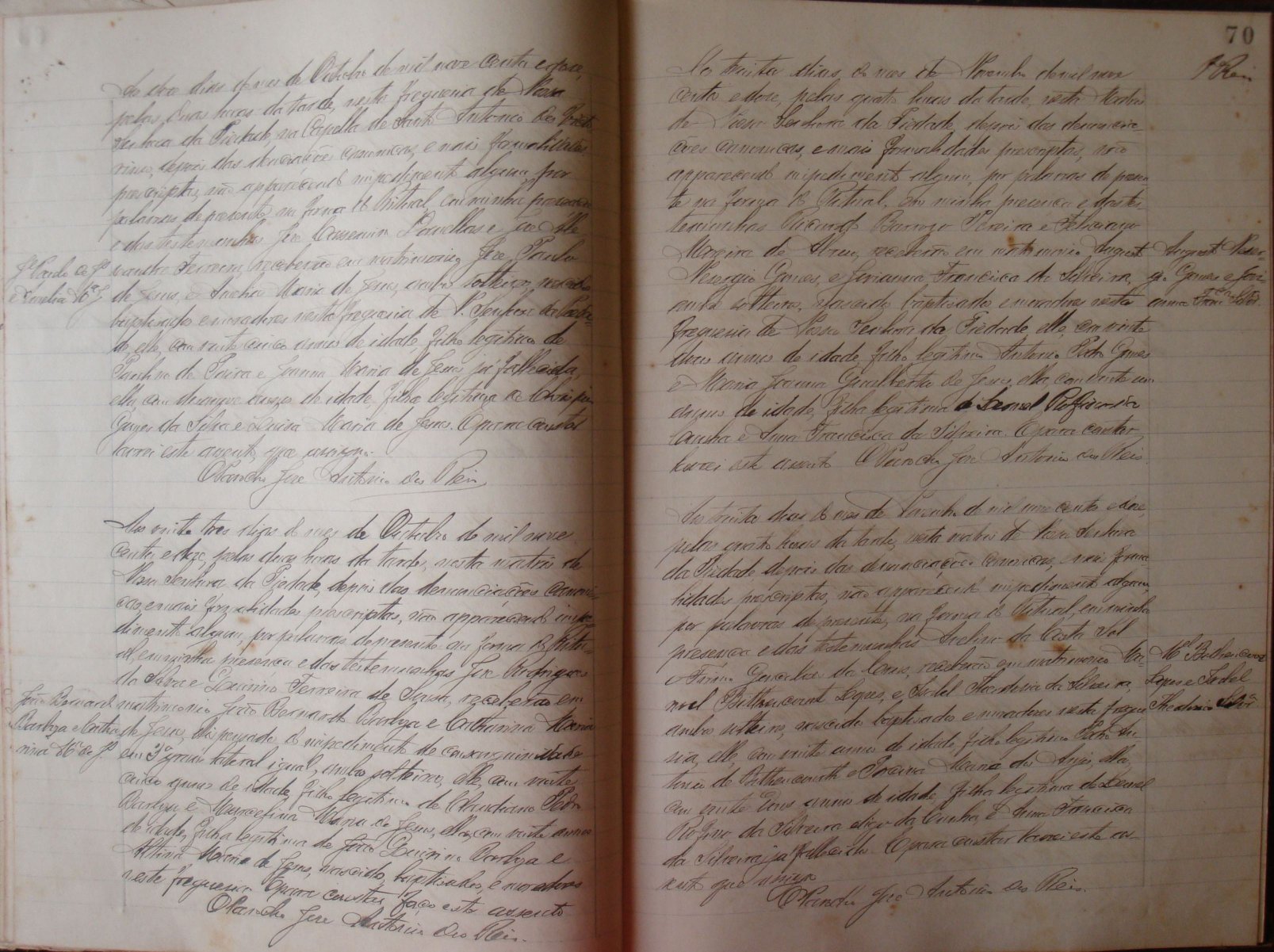 Documento histórico de Rio Espera