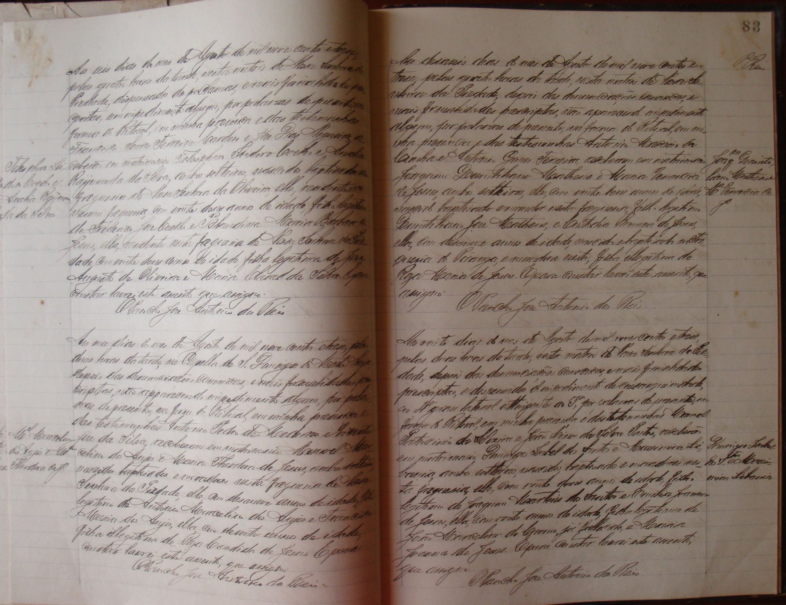 Documento histórico de Rio Espera