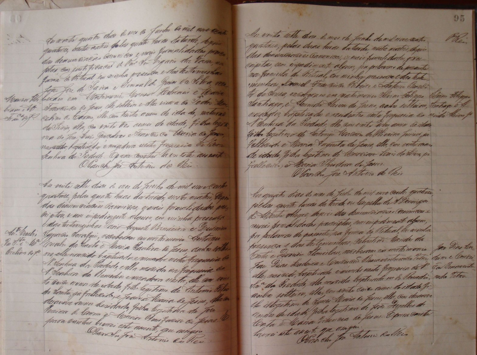 Documento histórico de Rio Espera
