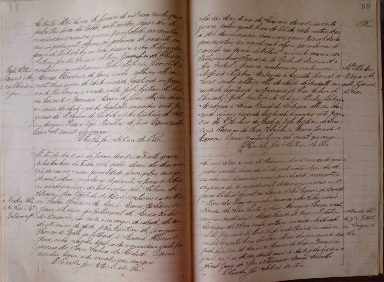 Documento histórico de Rio Espera