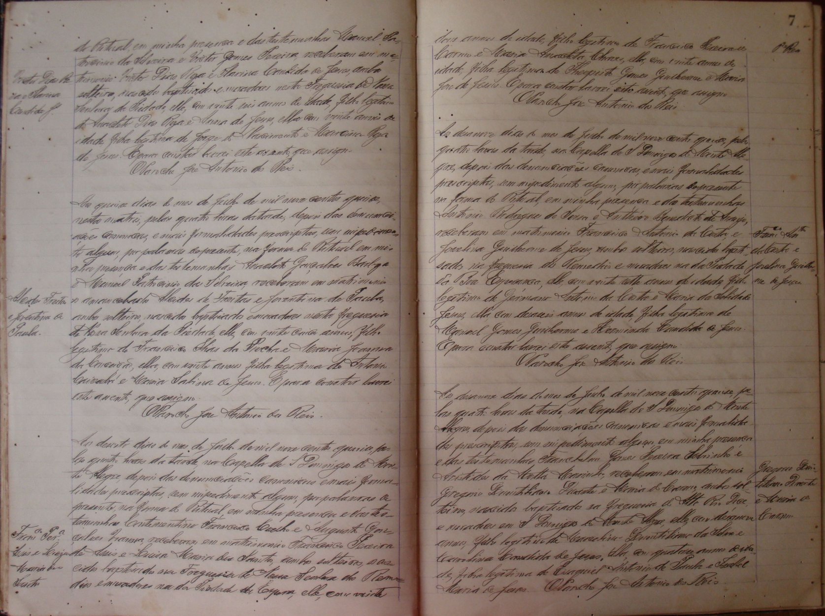 Documento histórico de Rio Espera