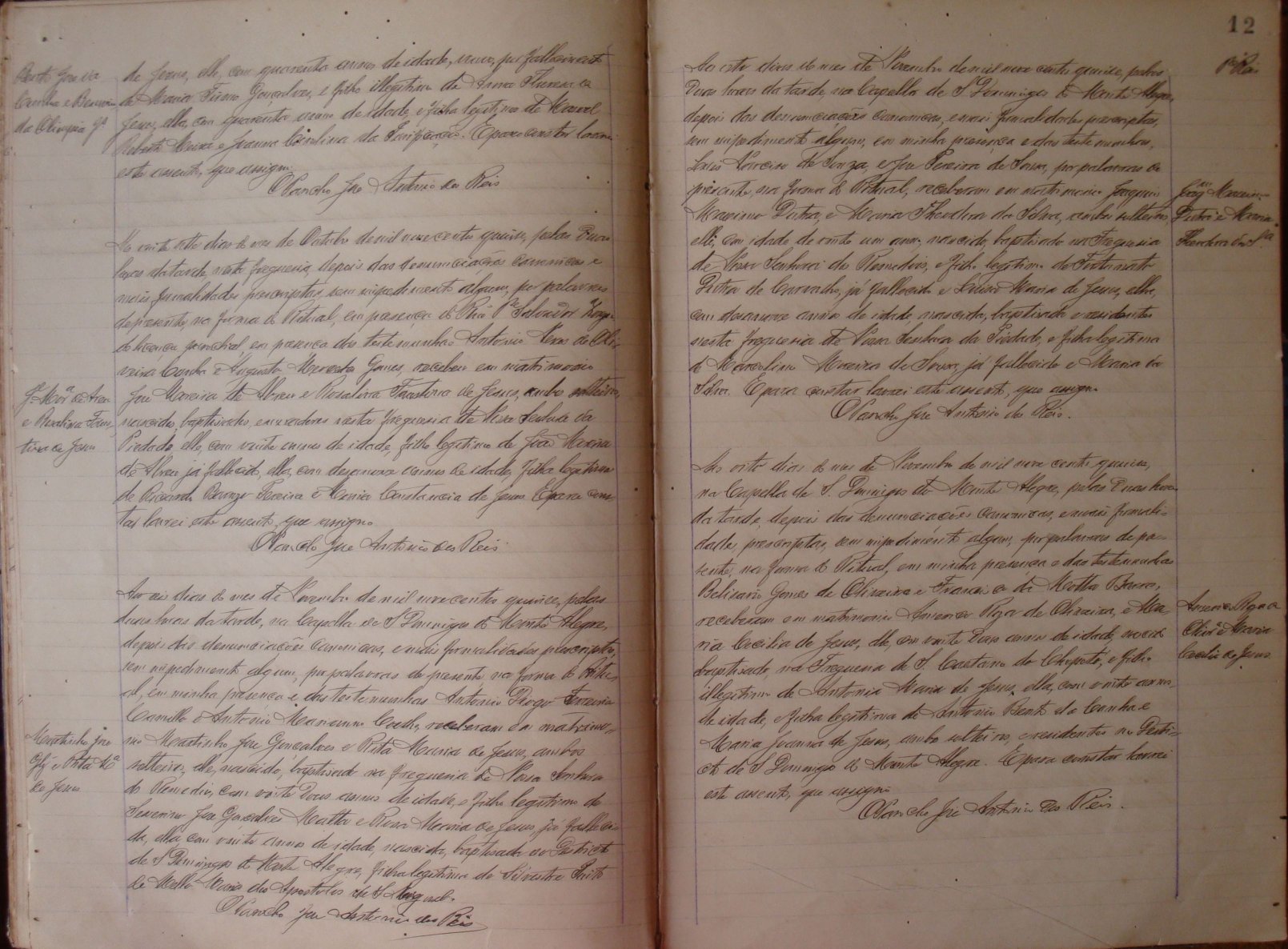 Documento histórico de Rio Espera