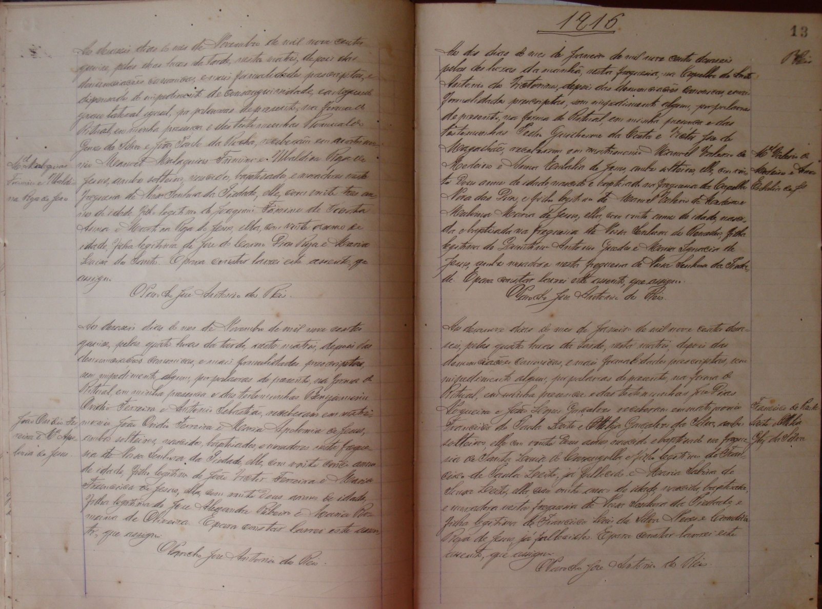 Documento histórico de Rio Espera
