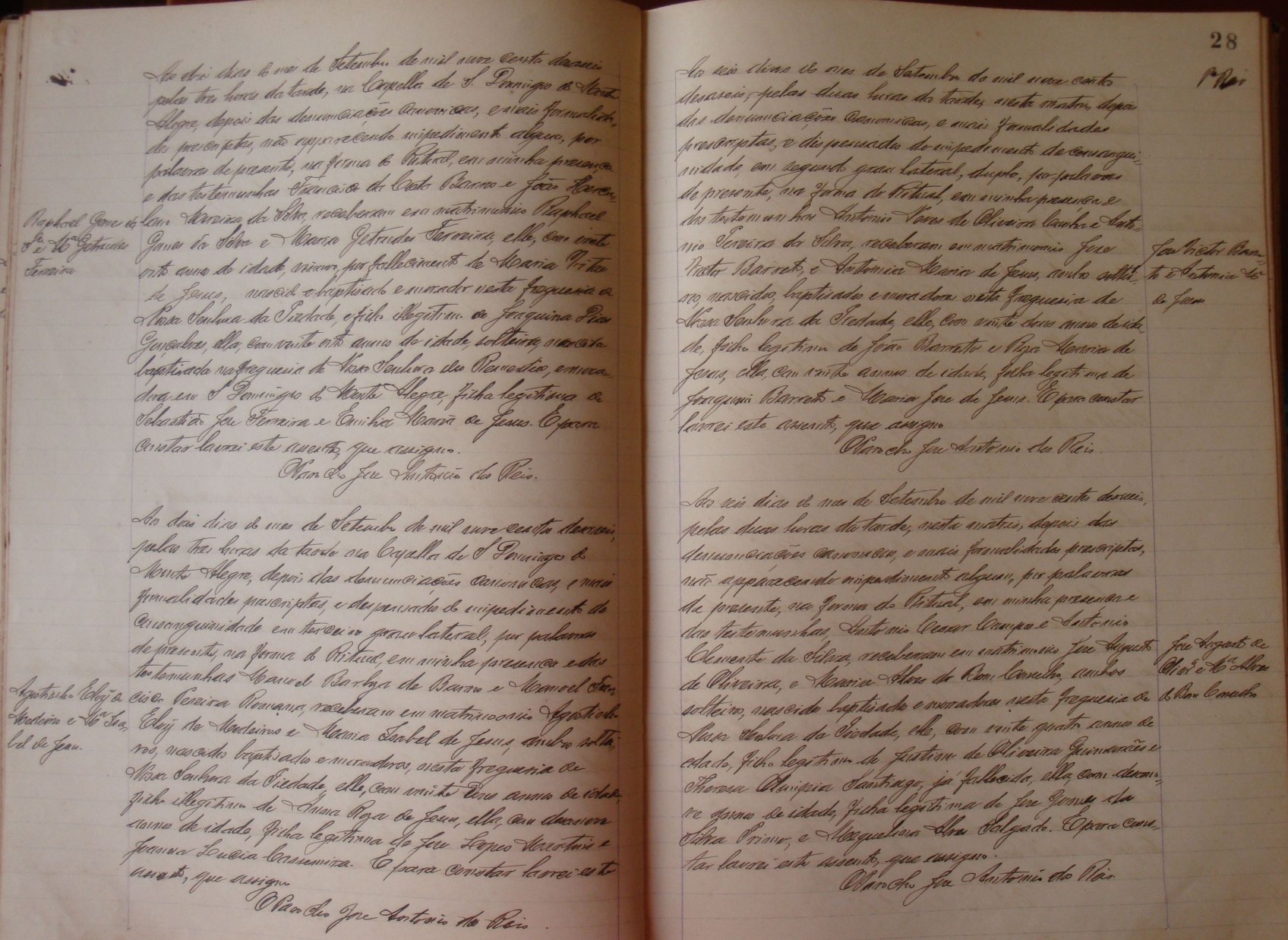 Documento histórico de Rio Espera