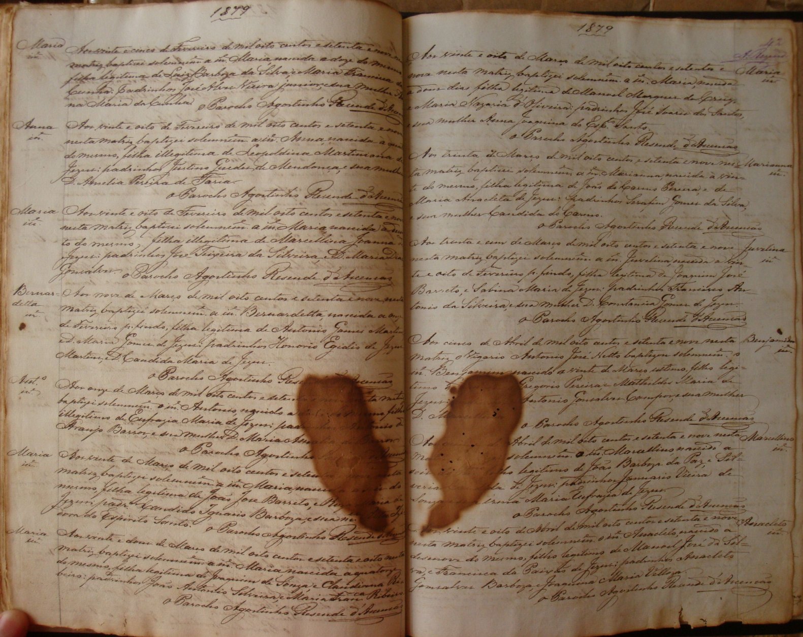 Documento histórico de Rio Espera
