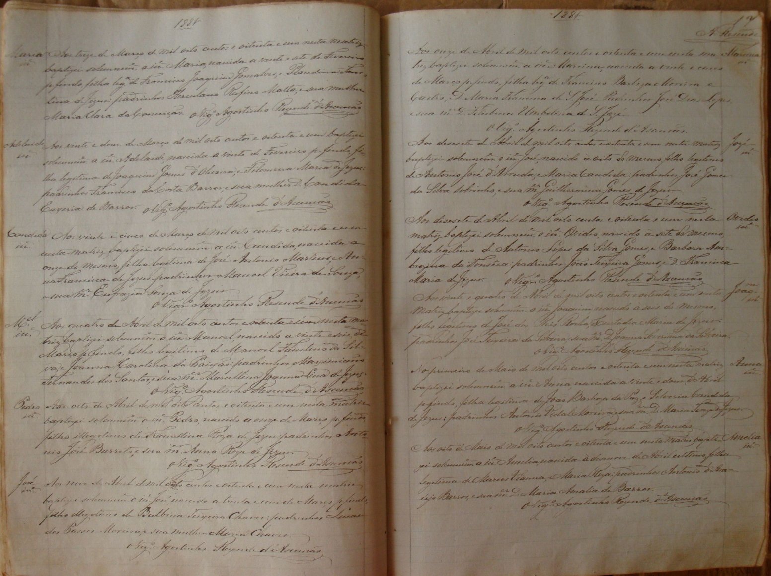 Documento histórico de Rio Espera