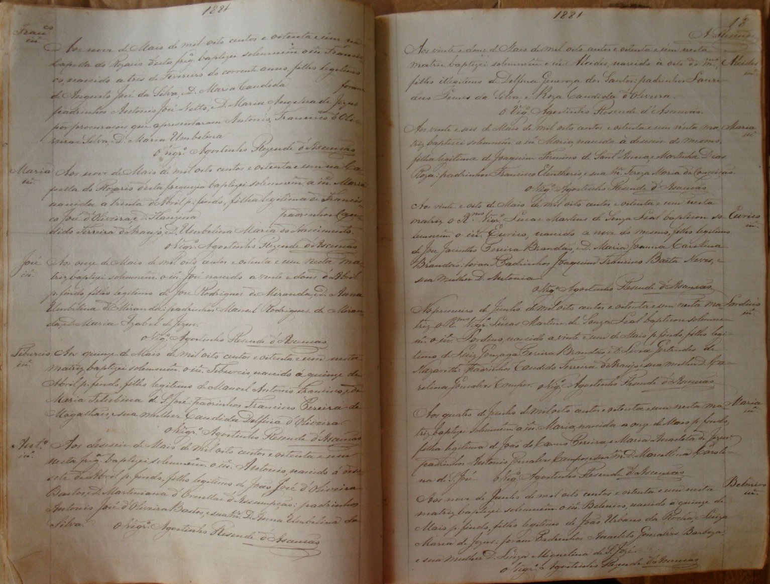 Documento histórico de Rio Espera