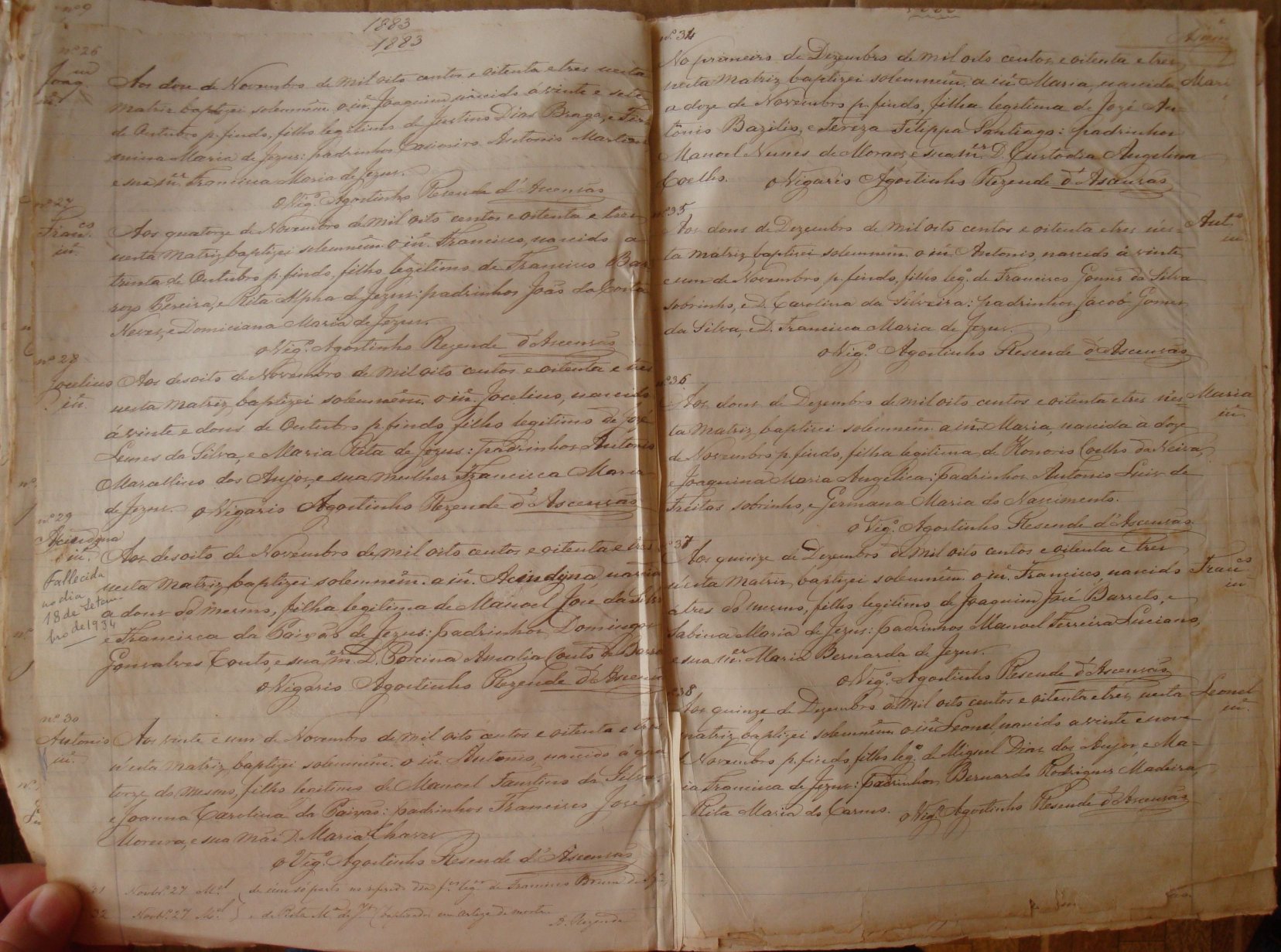 Documento histórico de Rio Espera