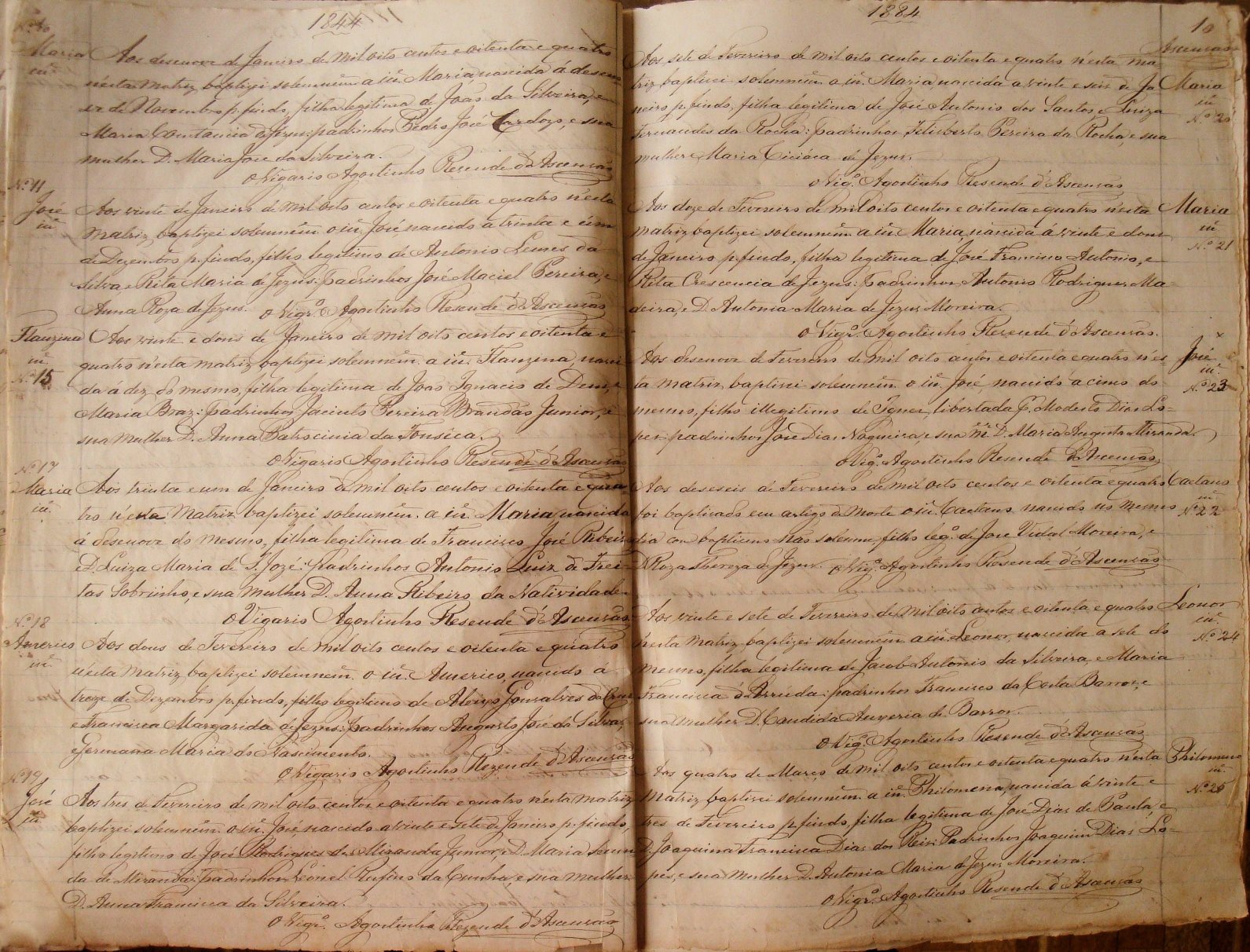 Documento histórico de Rio Espera