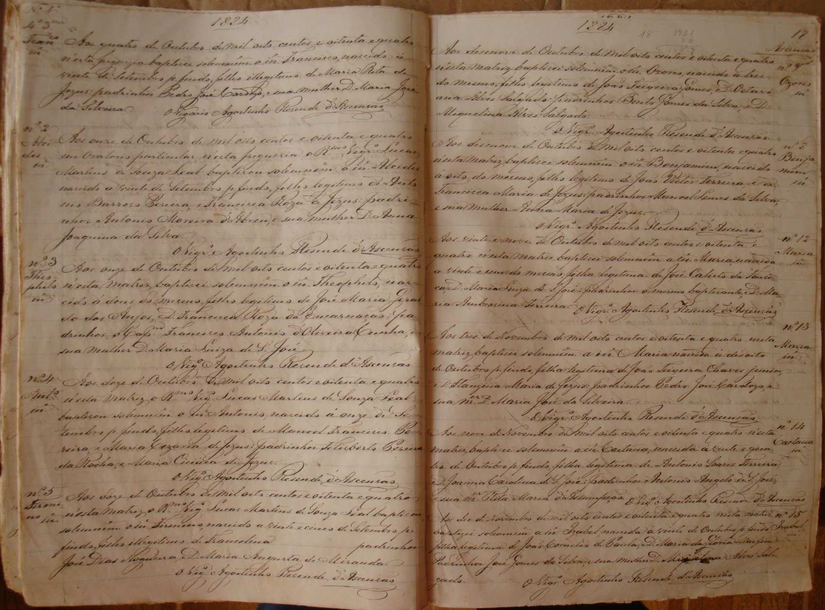 Documento histórico de Rio Espera