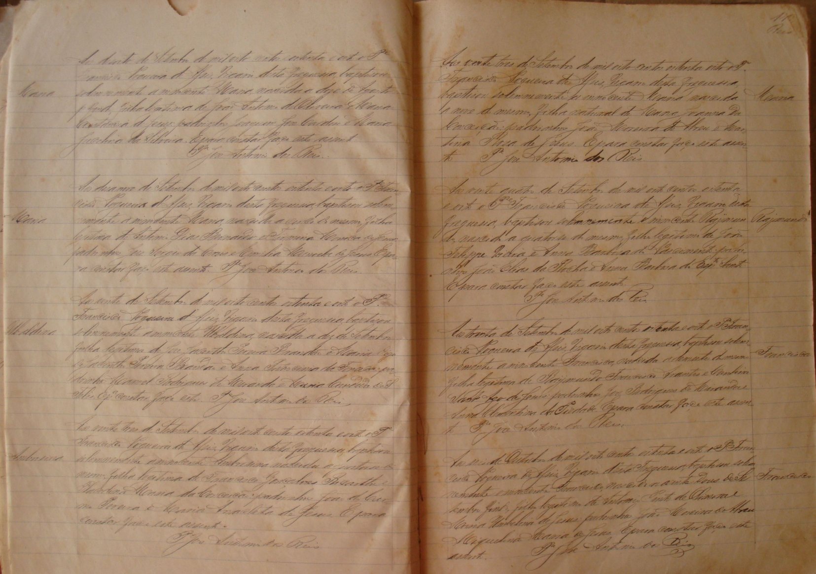 Documento histórico de Rio Espera