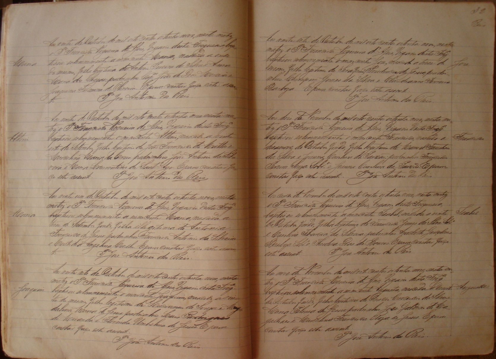 Documento histórico de Rio Espera