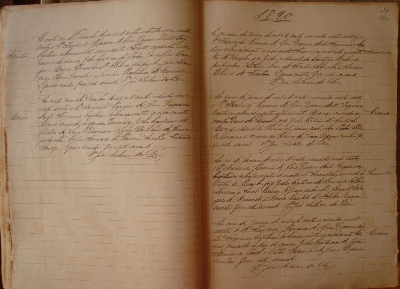 Documento histórico de Rio Espera