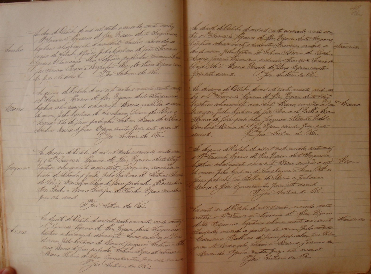 Documento histórico de Rio Espera