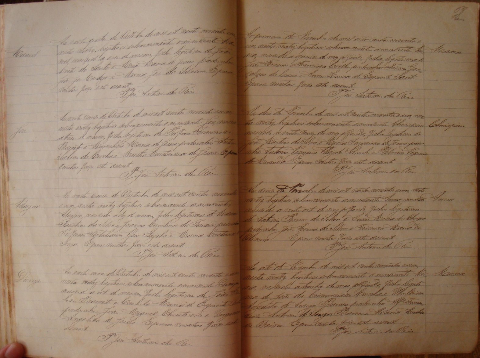Documento histórico de Rio Espera