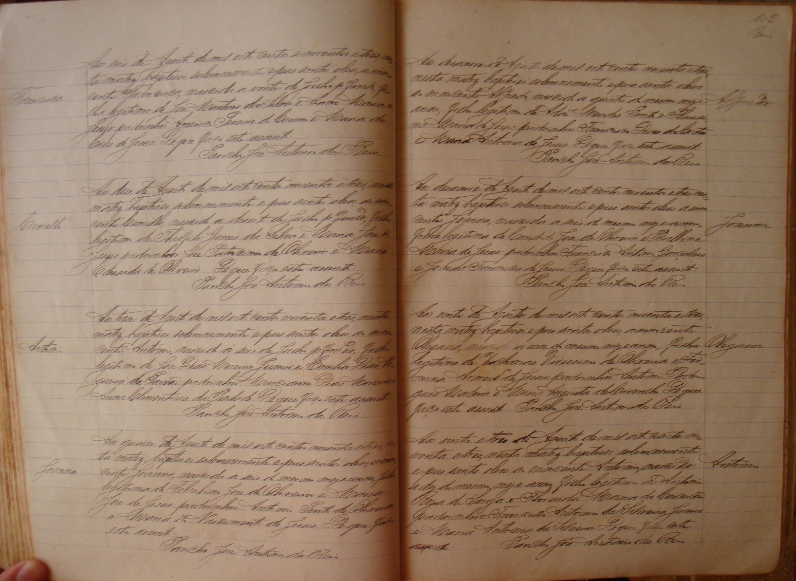 Documento histórico de Rio Espera