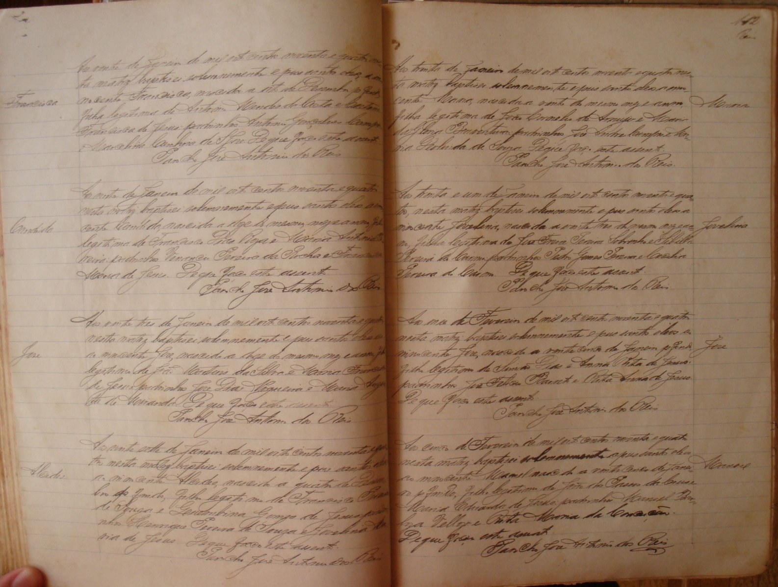 Documento histórico de Rio Espera