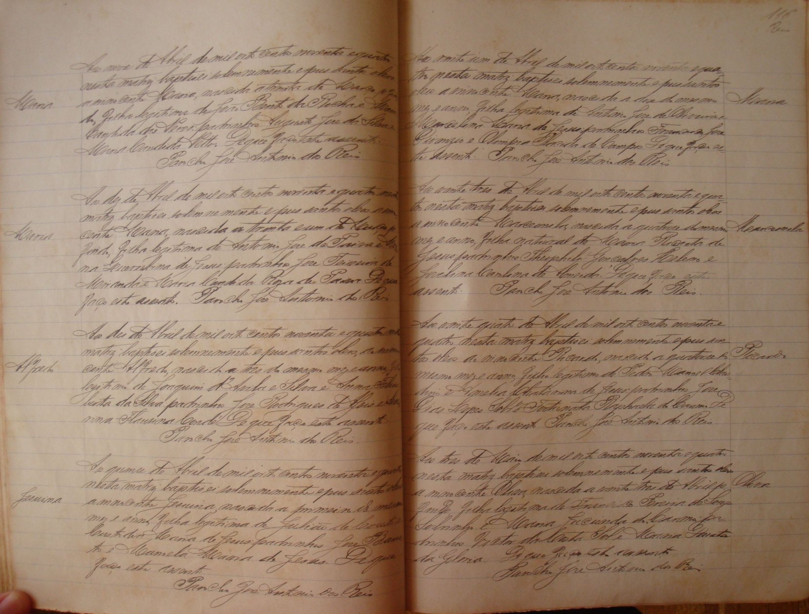Documento histórico de Rio Espera