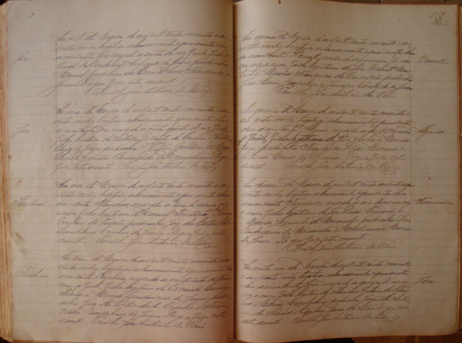 Documento histórico de Rio Espera