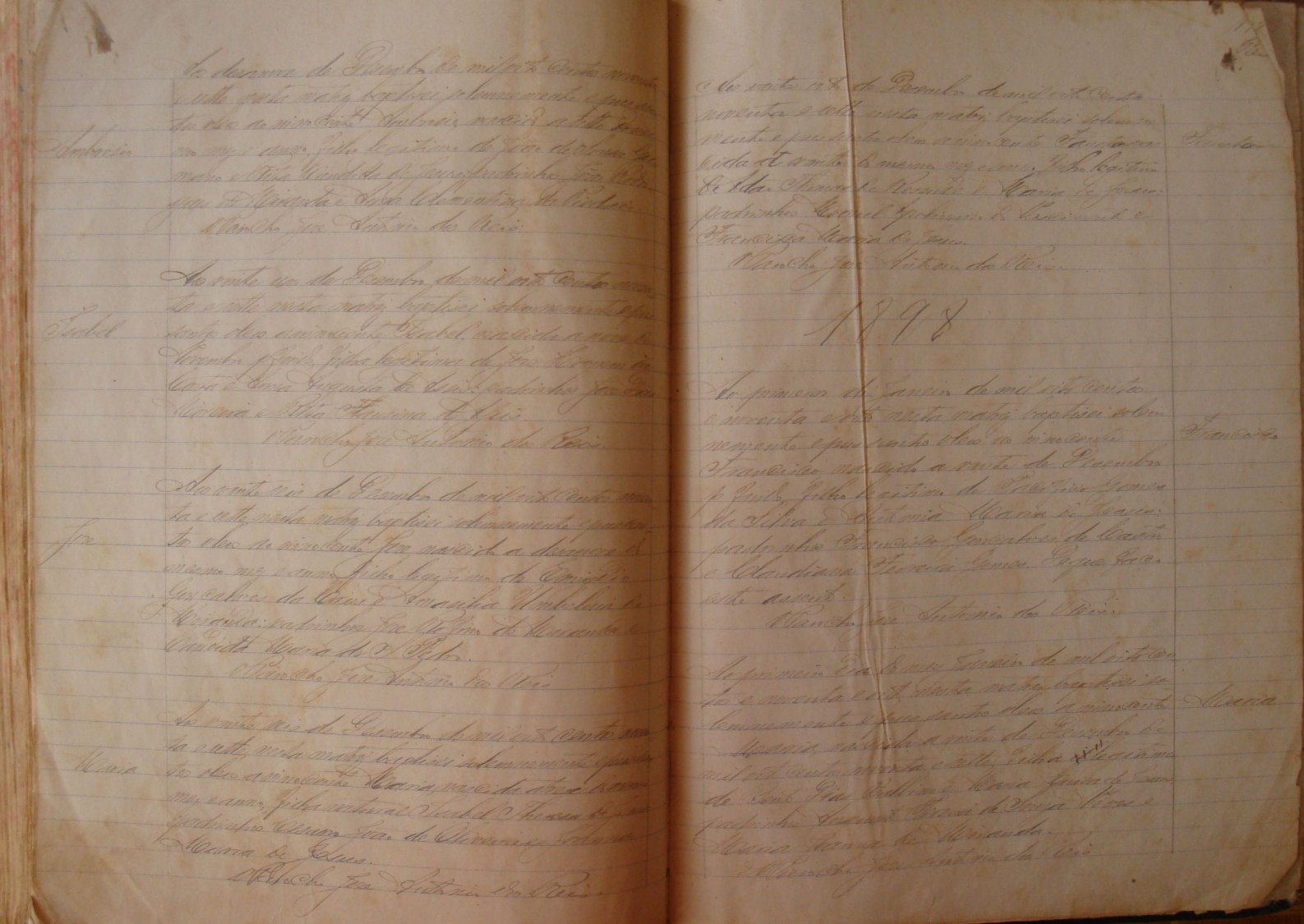 Documento histórico de Rio Espera