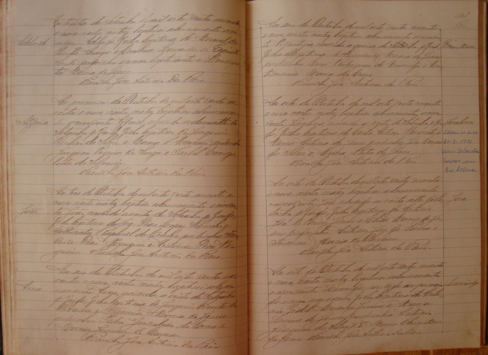 Documento histórico de Rio Espera