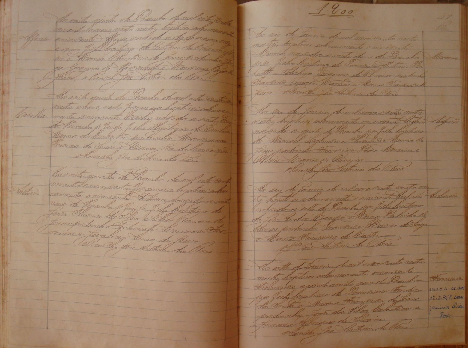 Documento histórico de Rio Espera