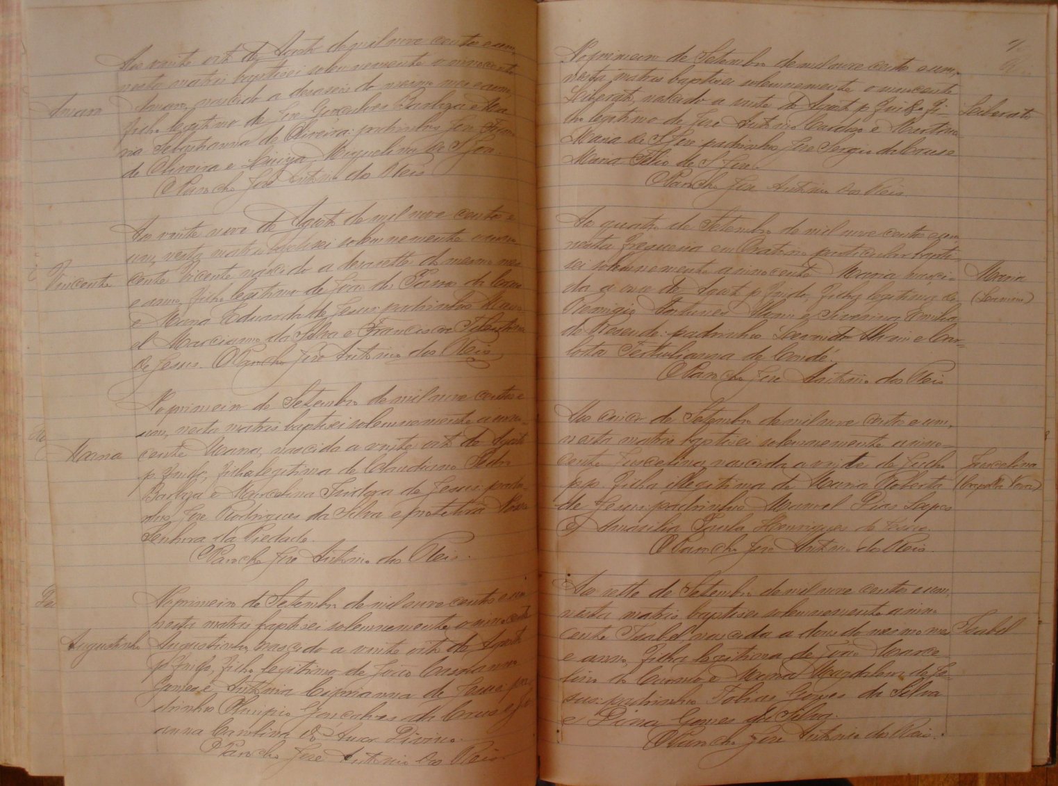 Documento histórico de Rio Espera