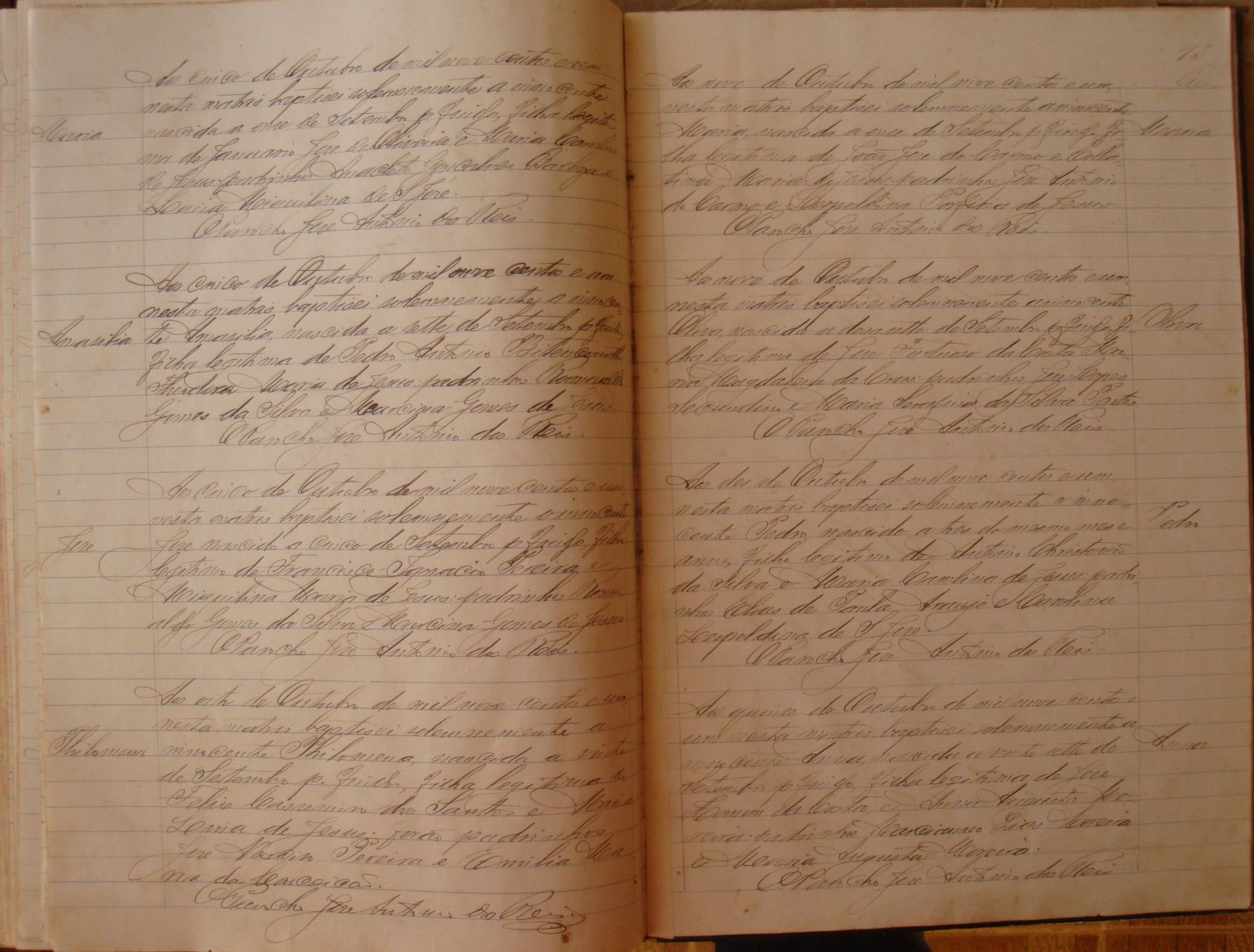 Documento histórico de Rio Espera