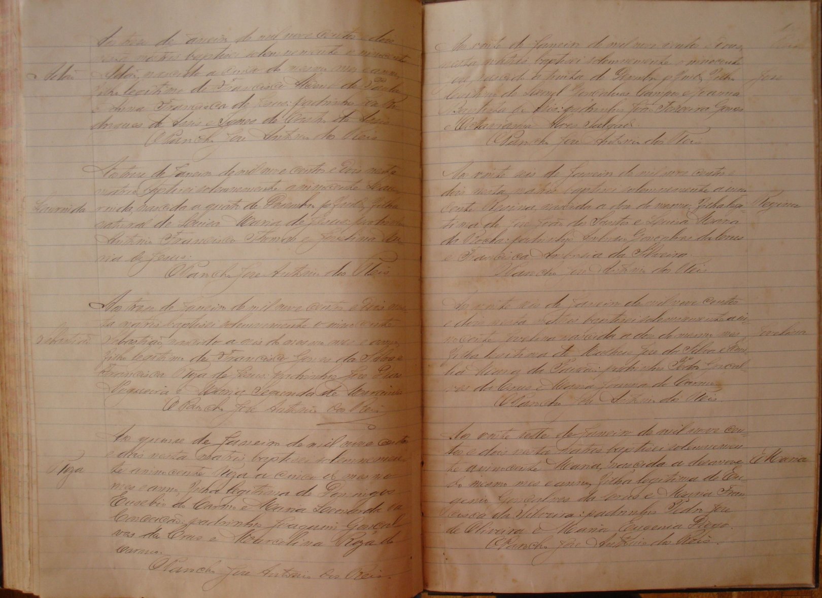 Documento histórico de Rio Espera