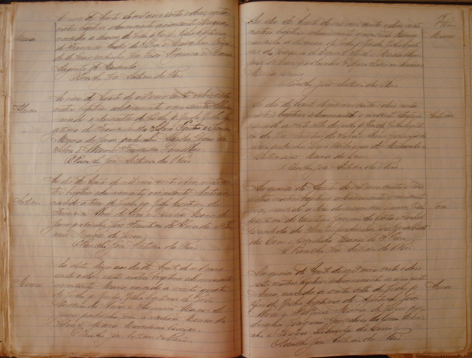 Documento histórico de Rio Espera