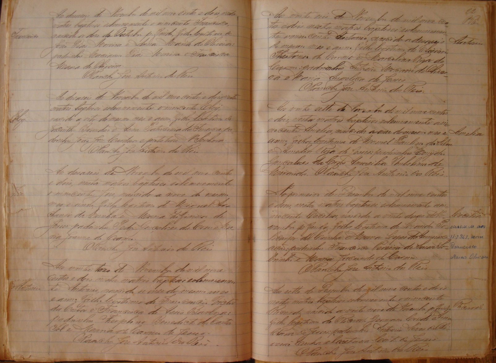 Documento histórico de Rio Espera