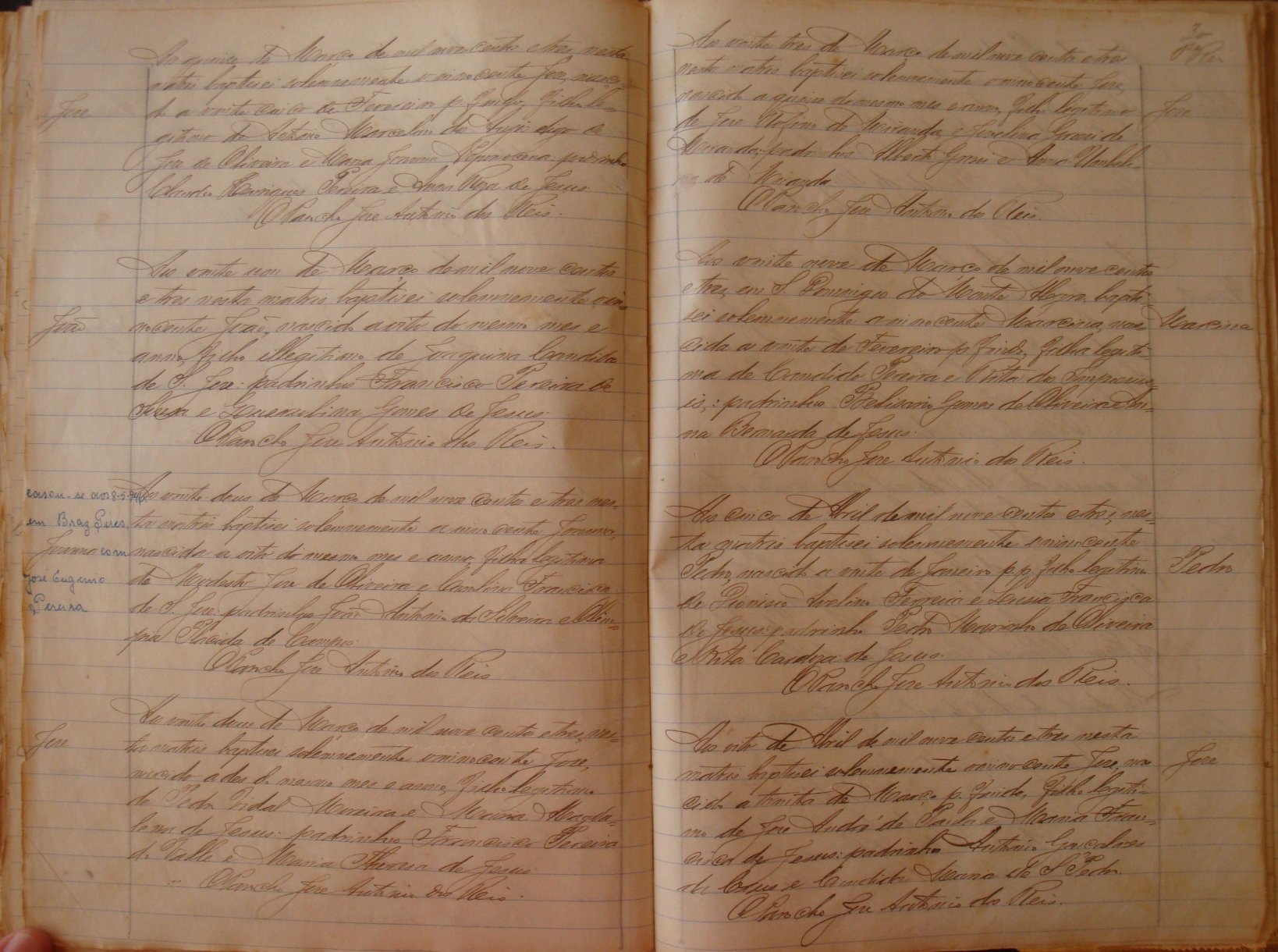 Documento histórico de Rio Espera