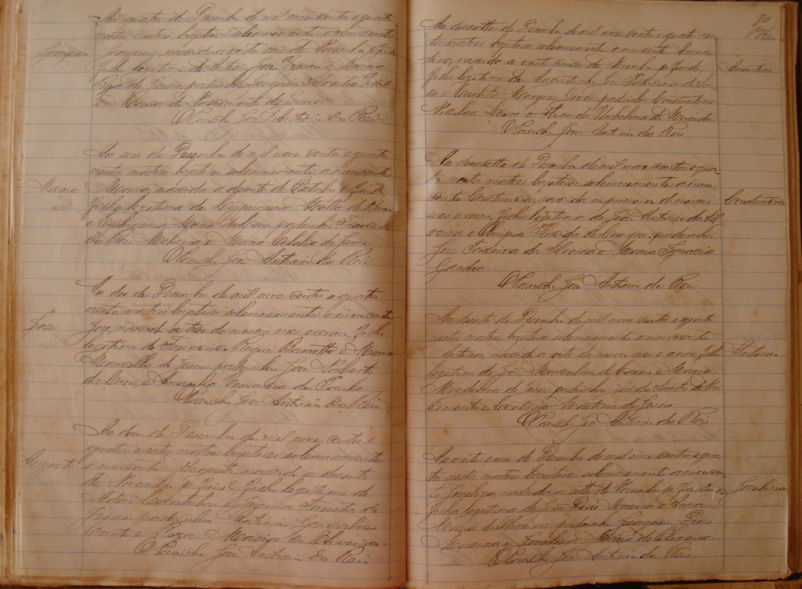Documento histórico de Rio Espera