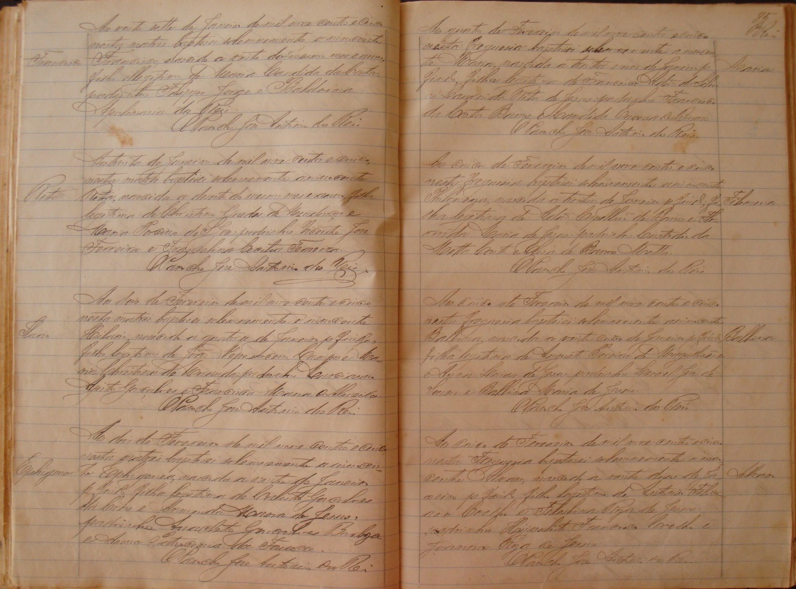 Documento histórico de Rio Espera