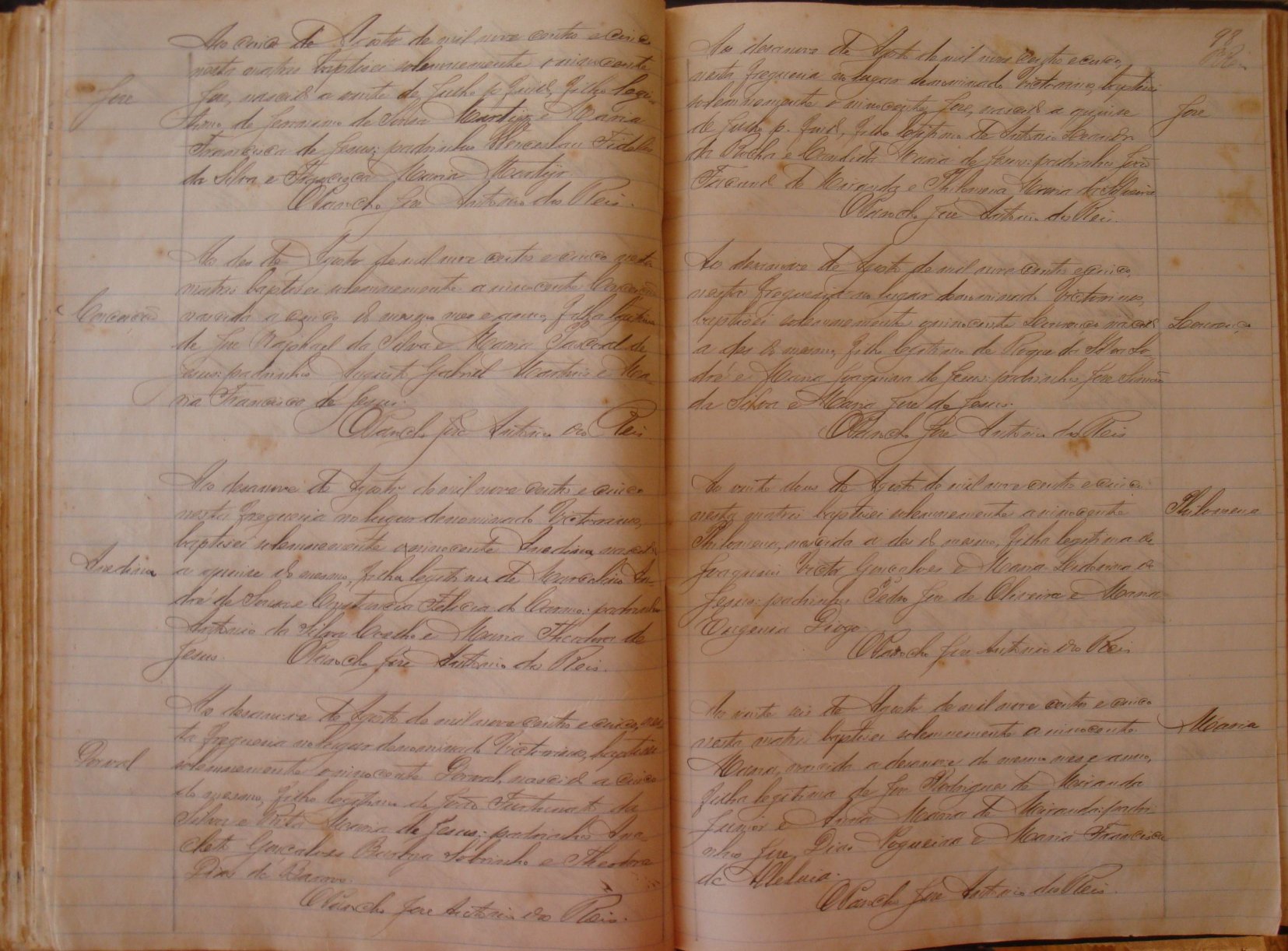 Documento histórico de Rio Espera
