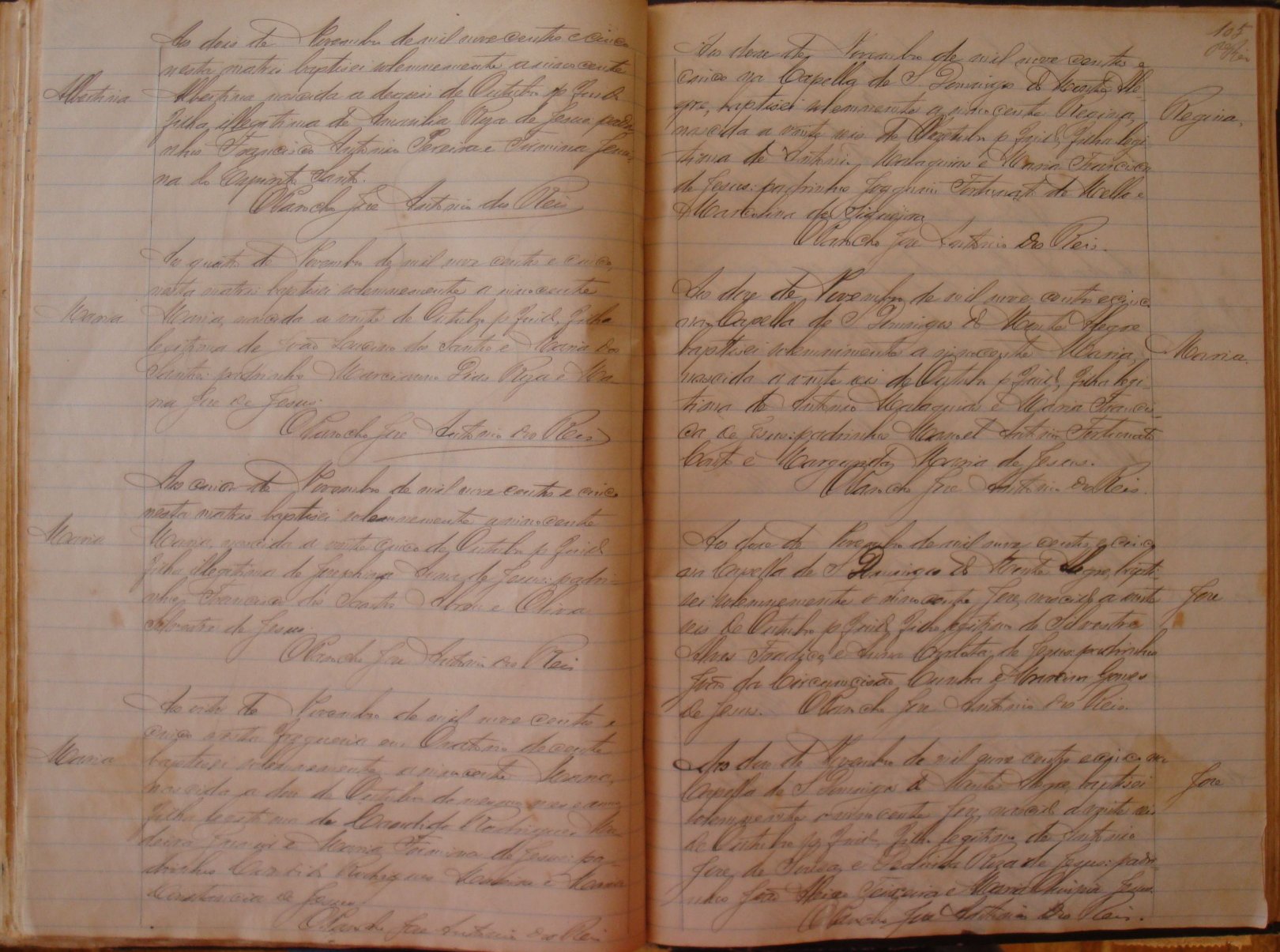 Documento histórico de Rio Espera